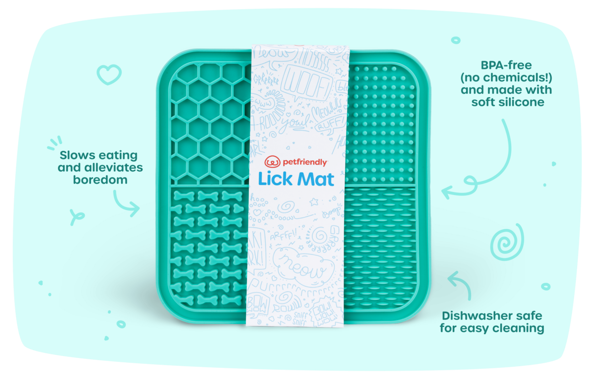 Slows eating and alleviates boredom, BPA-free (no chemicals!) and made with soft silicone, Dishwasher 
safe for easy cleaning