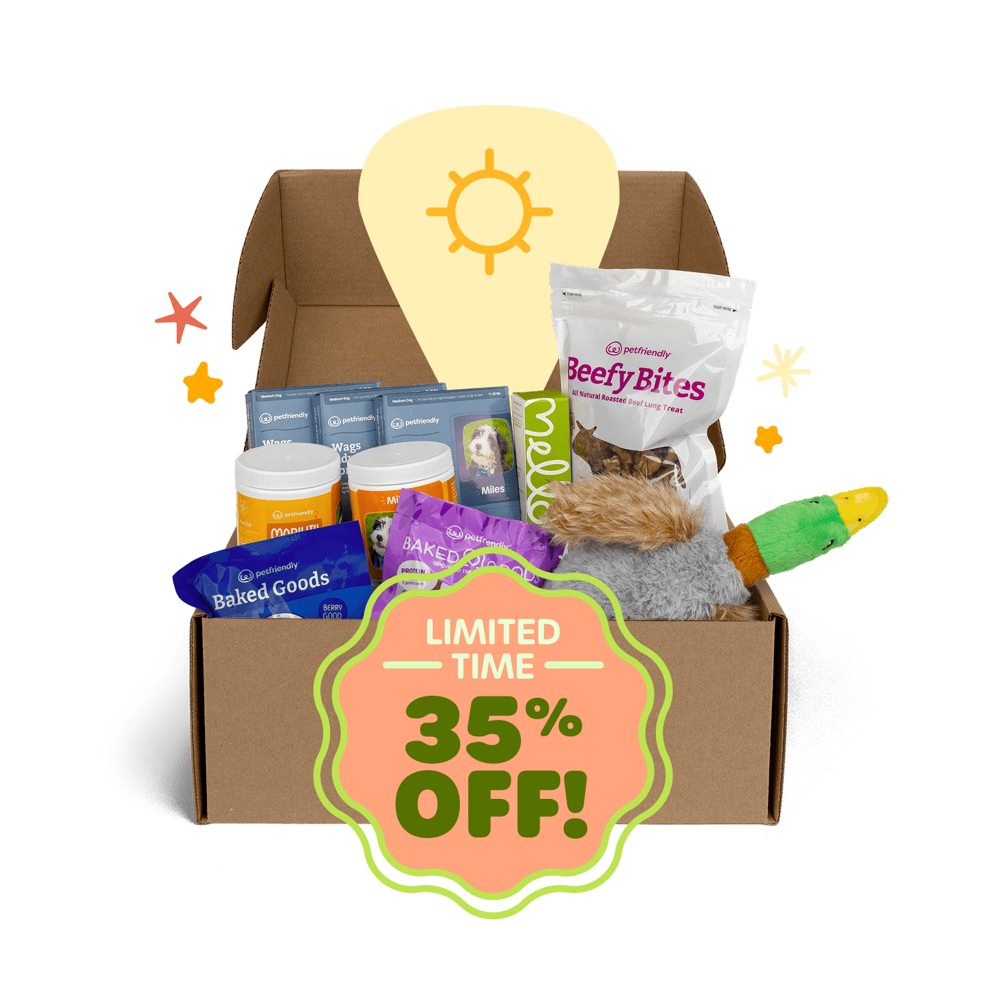 Seasonal Box: Everything your pup needs for a happy, healthy summer! SUMMER SALE: 35% OFF FOR A LIMITED TIME!