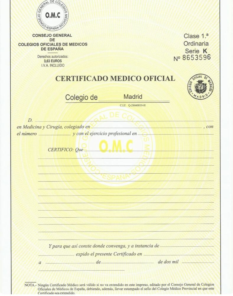 RECONOCIMIENTOS MÉDICOS