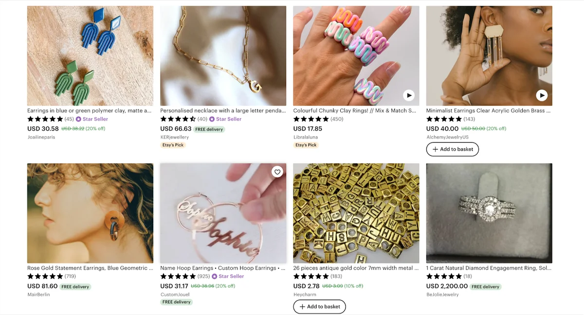 Etsy marketplace