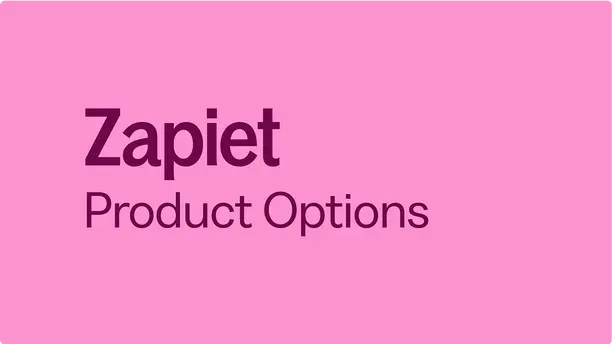 Product Options preview