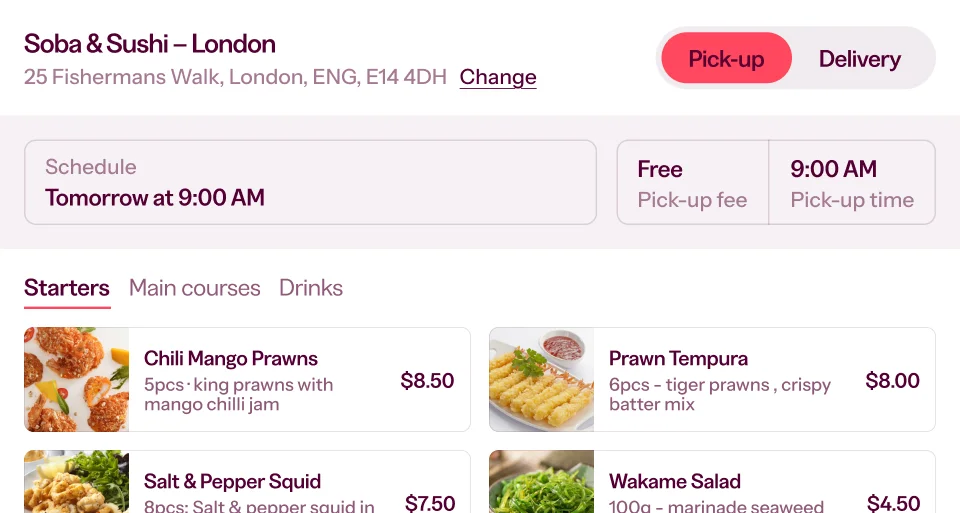Give customers a seamless ordering experience