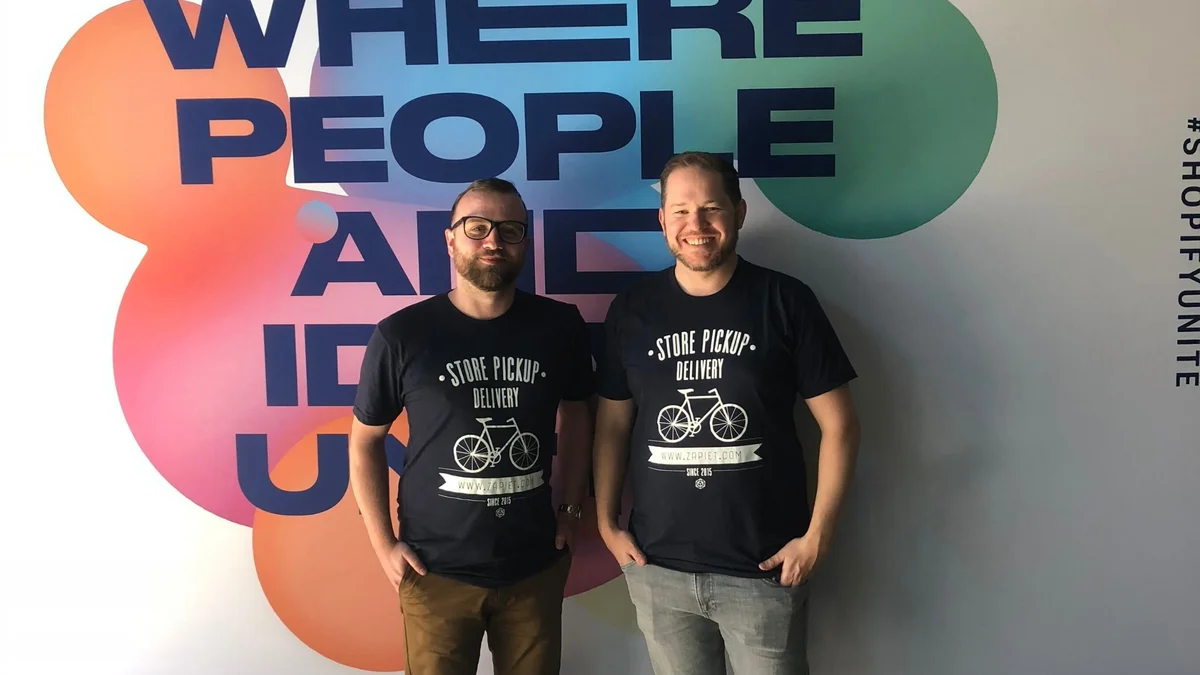 Sam and Andrew, Zapiet CEO