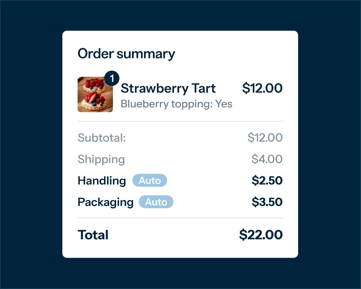 Extra fees made simple