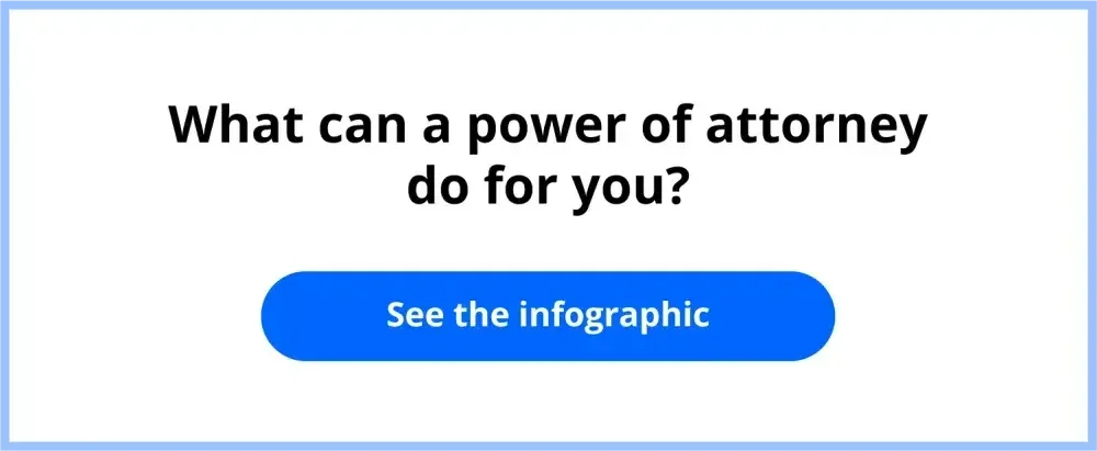 Infographic answering-What is a power of attorney?