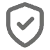 shield with a checkmark inside icon