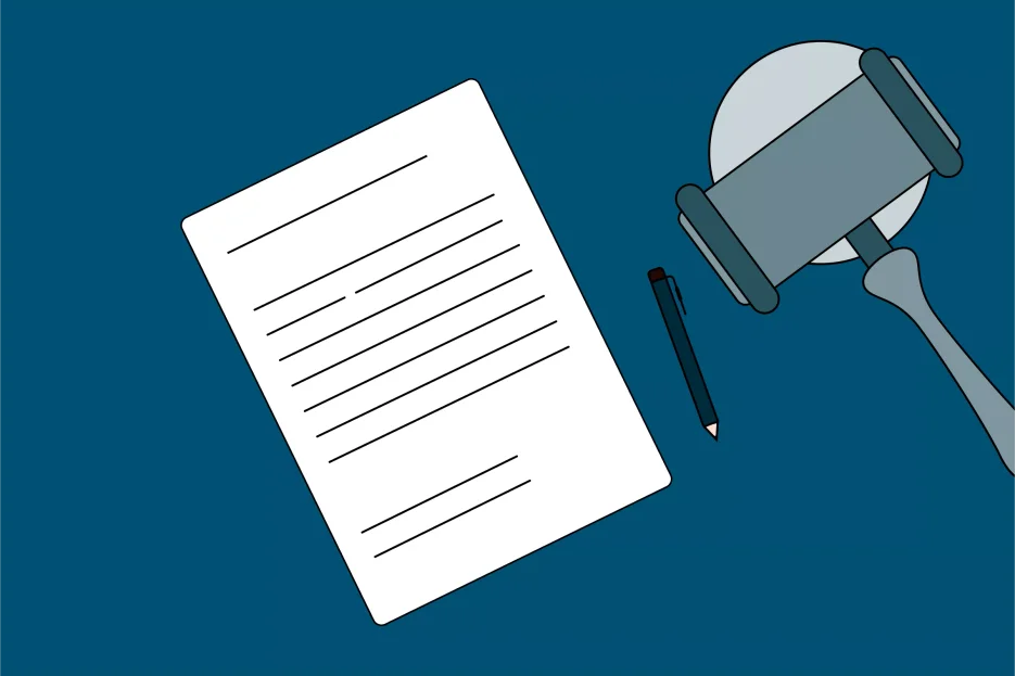 An illustration representing a holographic will and its legal validity in the United States.