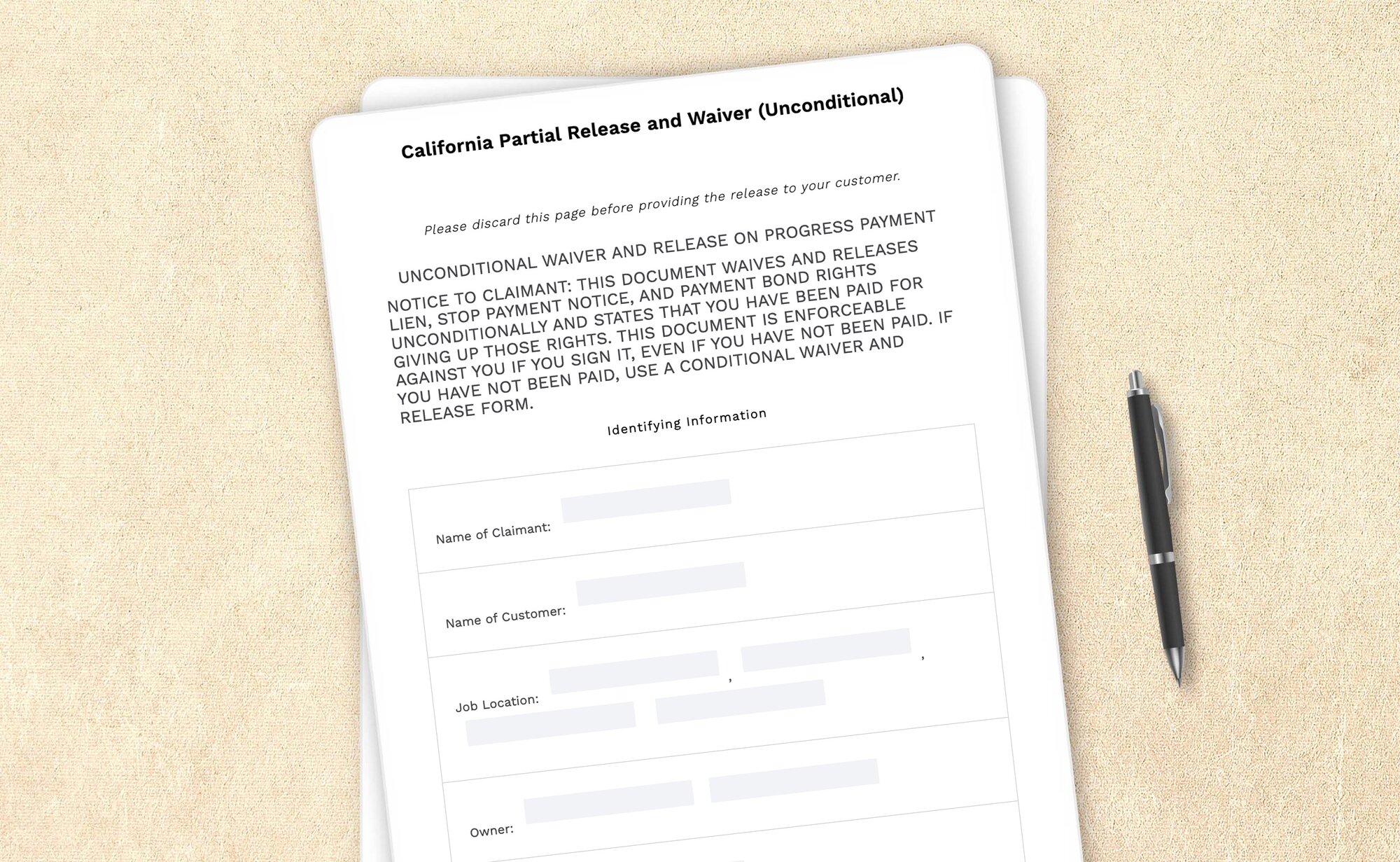 Free California partial release and waiver of liens (unconditional) template by LegalZoom. Create and download agreements for free!