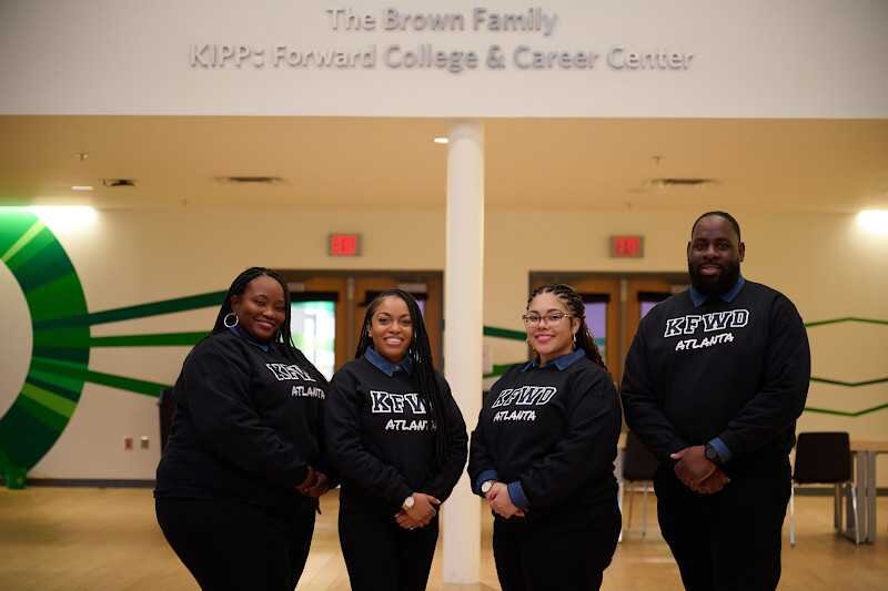 Group shot of the KIPP forward team.