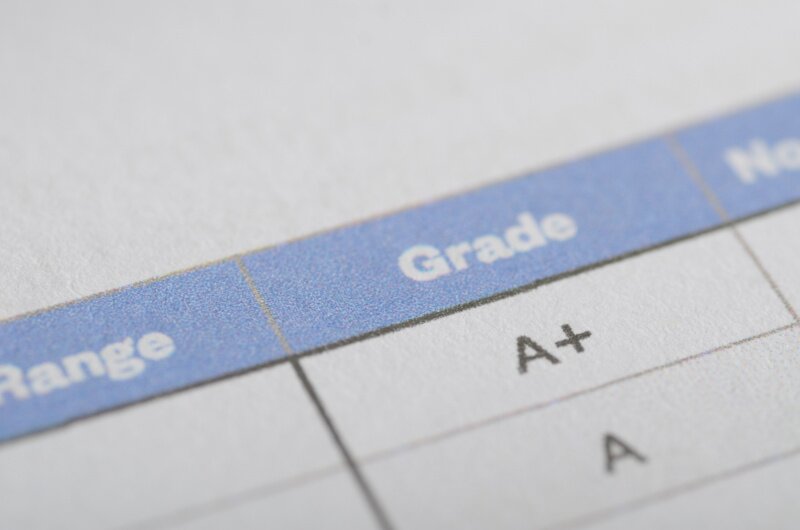 Cover sheet of a report card.