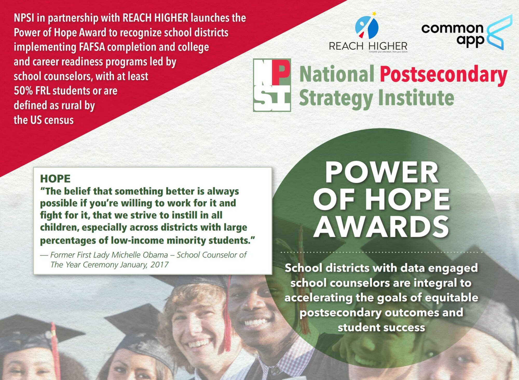 National Postsecondary Strategy Institute Power of Hope Awards