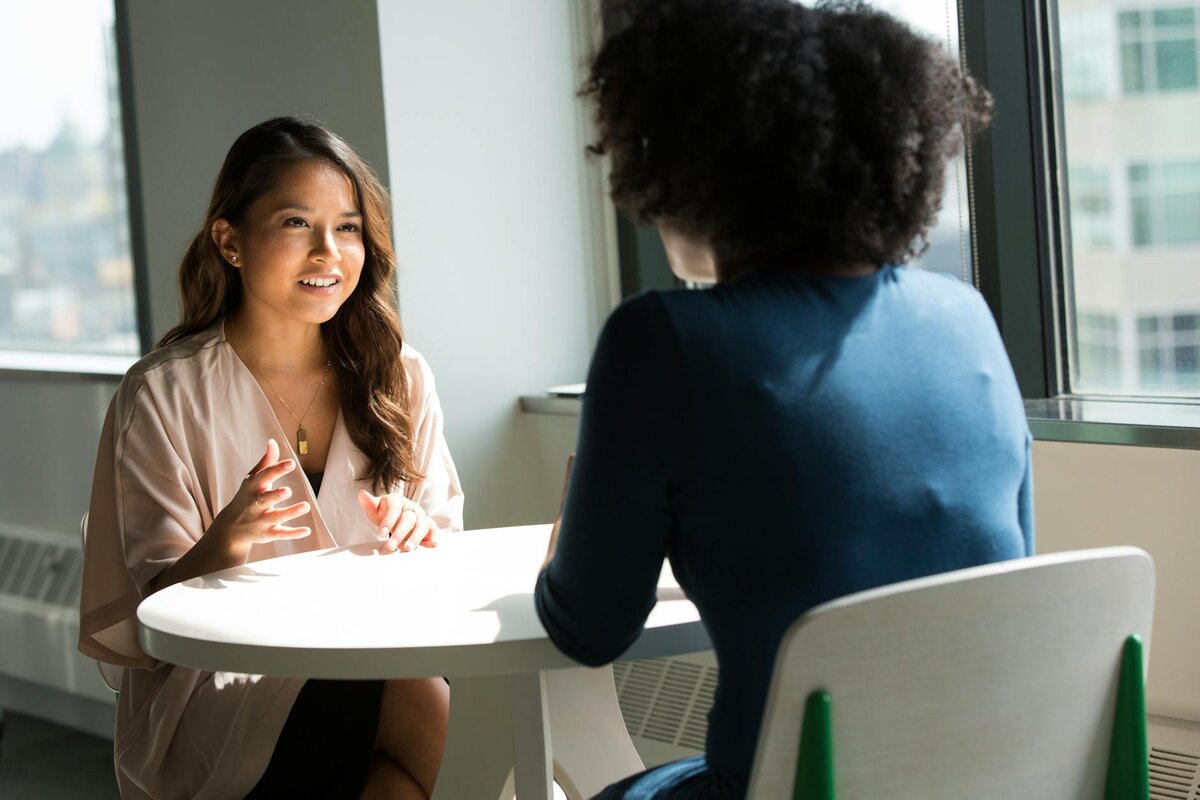 woman talking 
