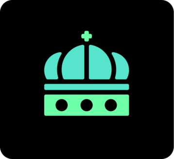 Crown teal Icon