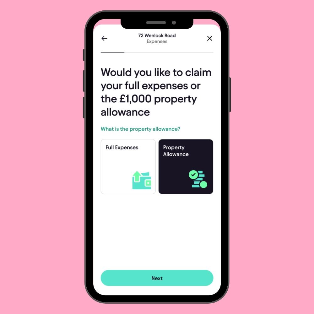 How to Add a Property Allowance Expense in the Pie App