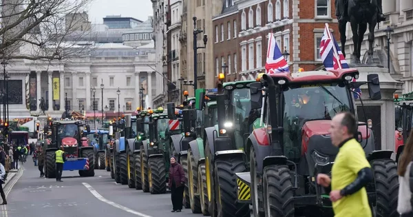 UK Government lifts inheritance tax threshold on farms to £2.5m after widespread protests from agricultural sector.