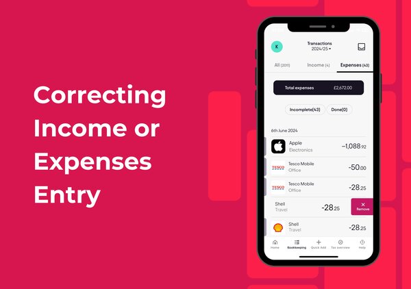 Learn how to unreconcile or remove incorrect income and expenses in the Pie Tax App to ensure your tax return is accurate. Follow our step-by-step guide to avoid errors and potential fines from HMRC.