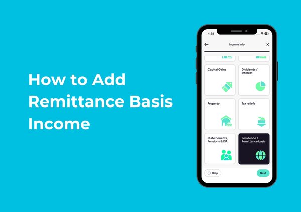 Learn how to declare remittance basis income (SA109) in the Pie Tax app. Get help from Pie Tax Assistant to report foreign income correctly.
