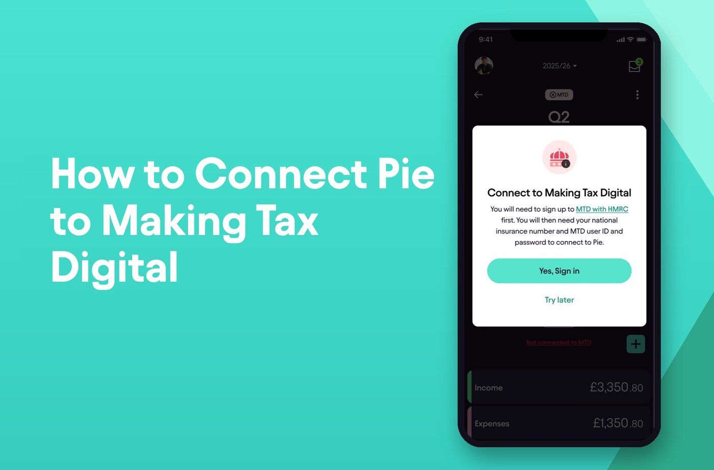 How to Connect Pie to Making Tax Digital