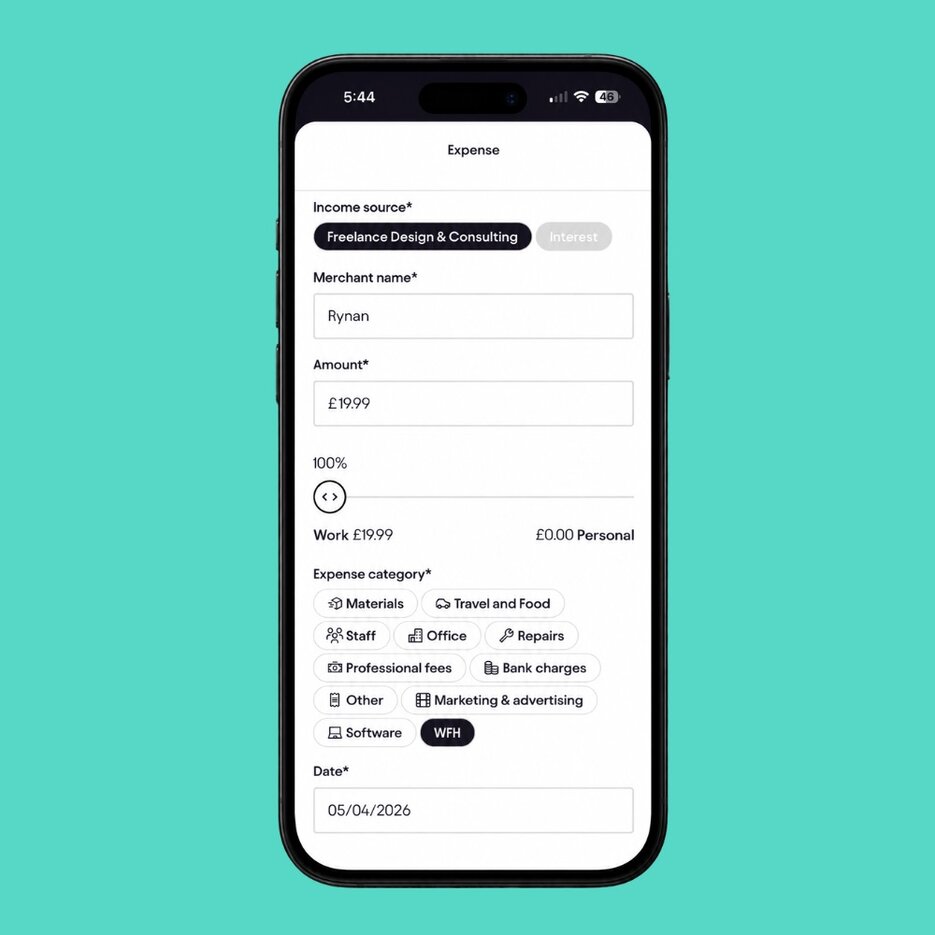 Enter Income Source, Merchant & Amount