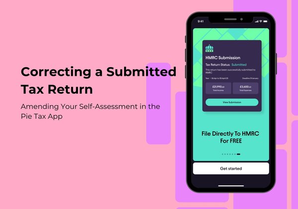Need to amend a tax return in the Pie Tax App? Learn how to correct and resubmit your return to HMRC. Follow our guide to ensure your personal details, income, and tax calculations are accurate, and avoid rejection with expert assistance.