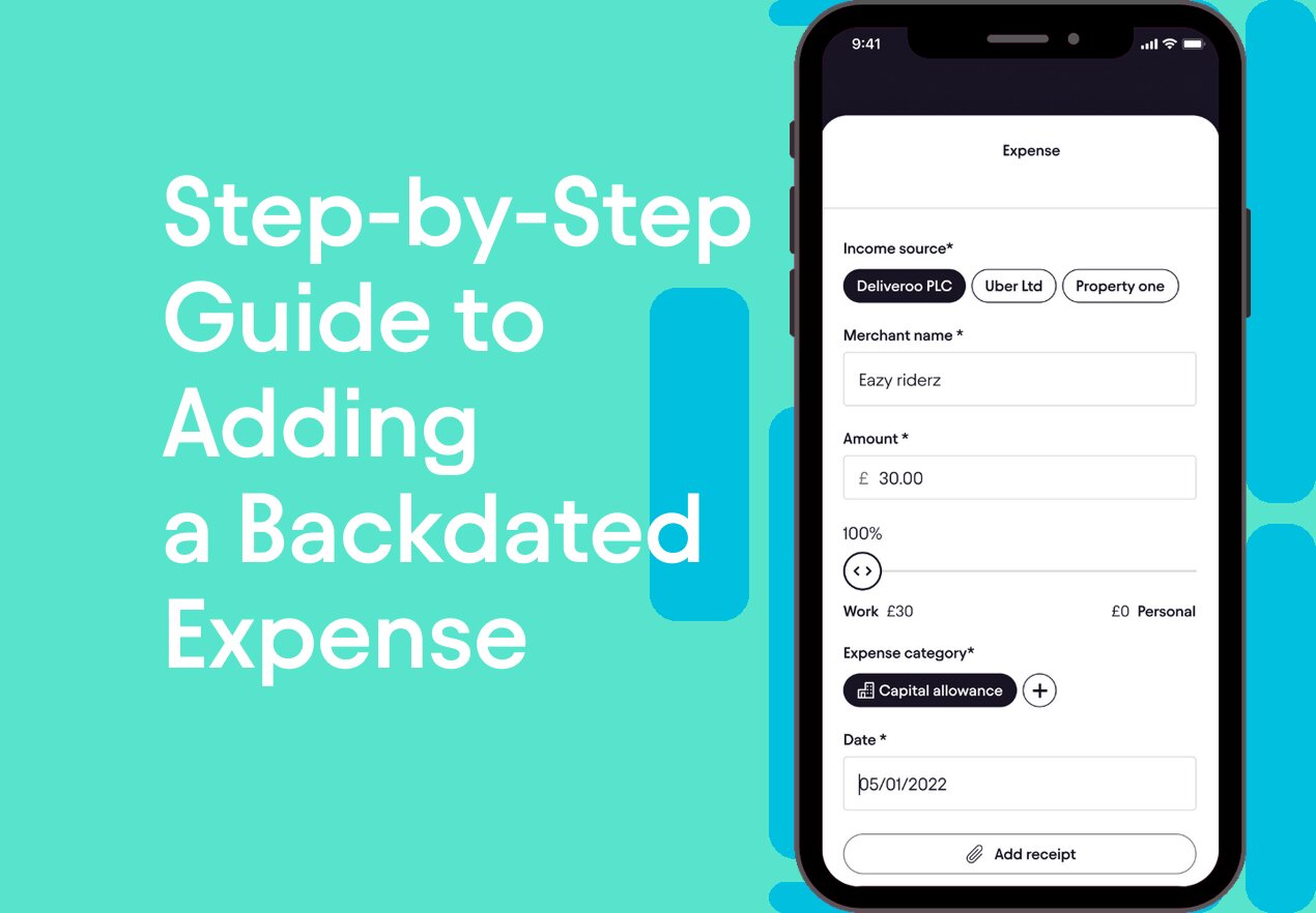 How to Add a Backdated Expense in the Pie Tax App