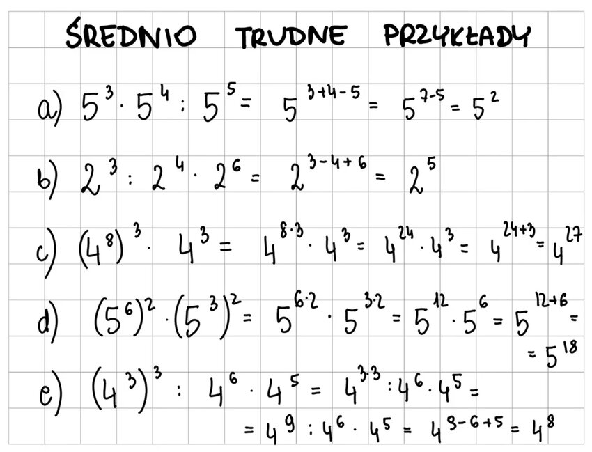 Potęgi zadania