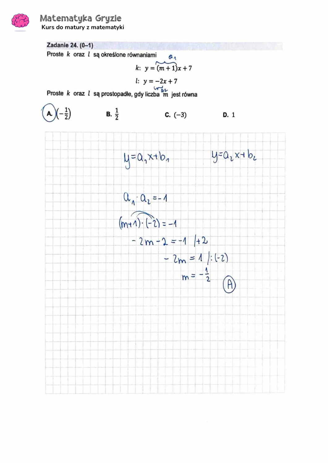 zadanie 24 matura z matematyki CKE formuła 2015