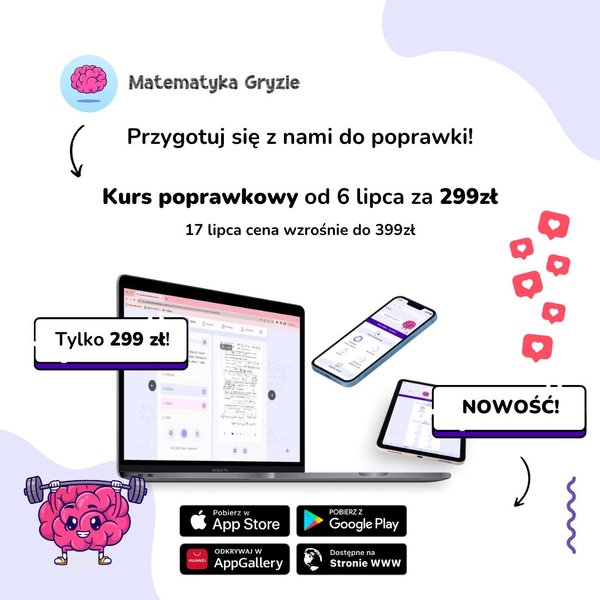 Kurs do matury poprawkowej z matematyki