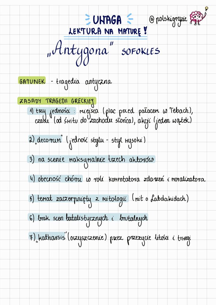 Analiza "Antygony" Sofoklesa cz. 1