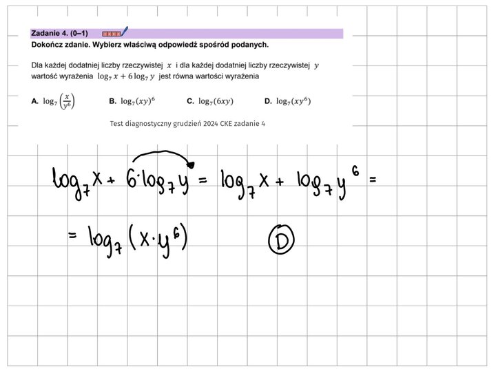Logarytmy zadania maturalne