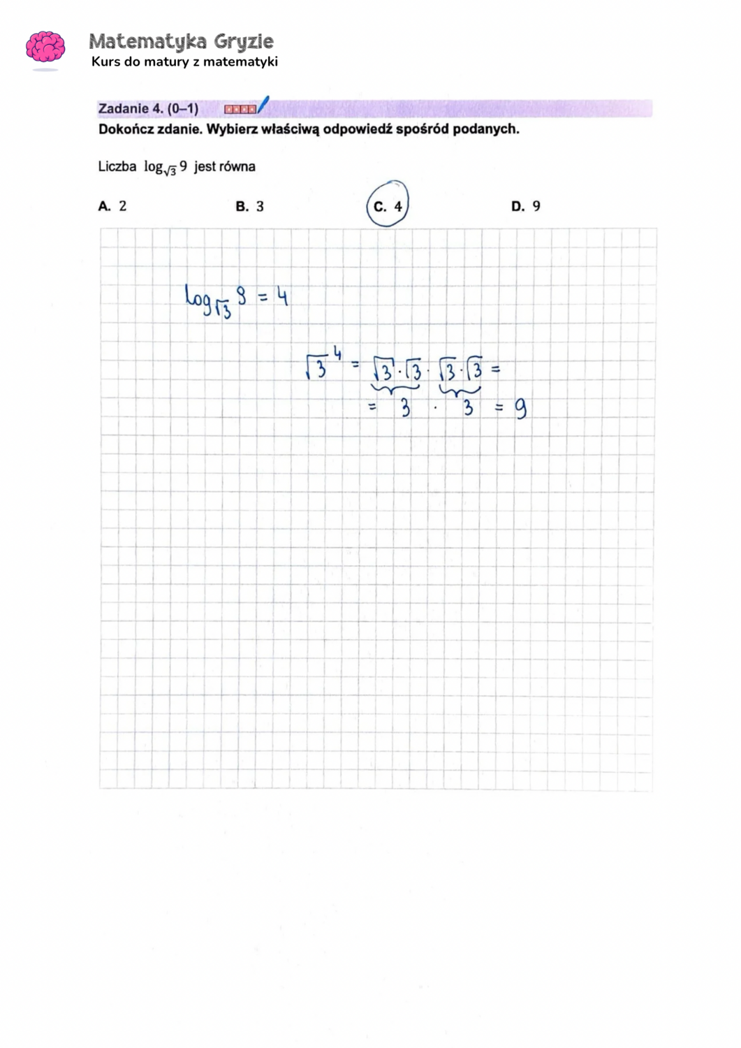 Zadanie 4  matura CKE matematyka