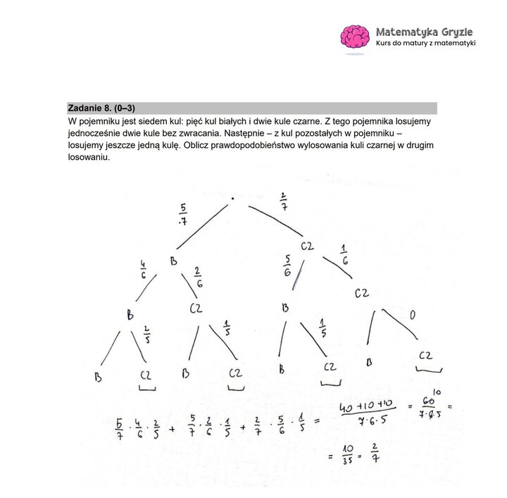 Stara matura zadanie 8