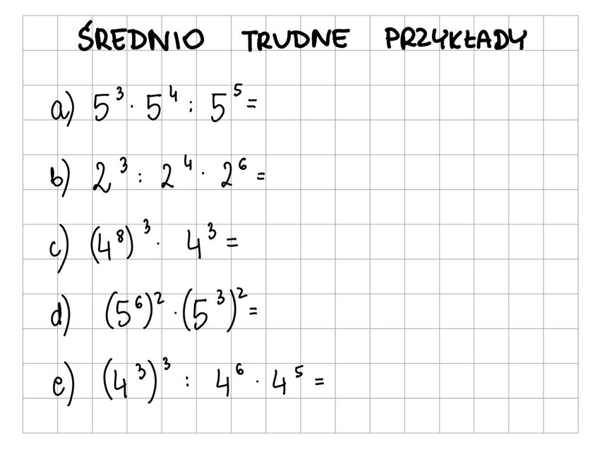 Potęgi zadania
