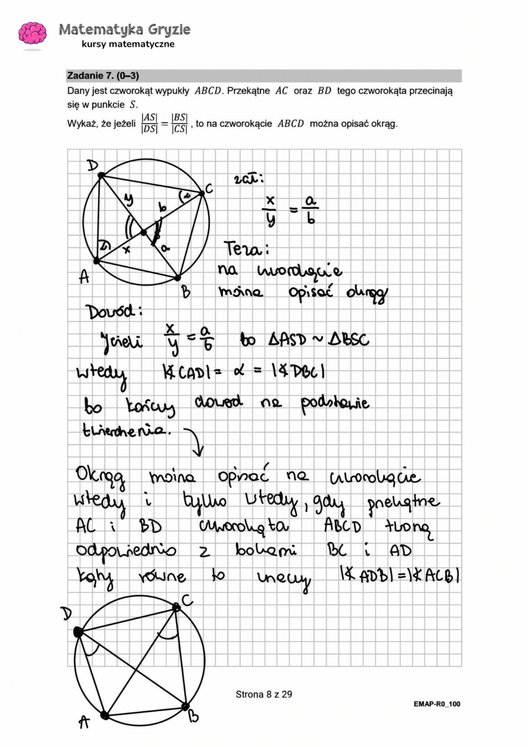 zadanie 7 matura CKE matematyka formuła 2015