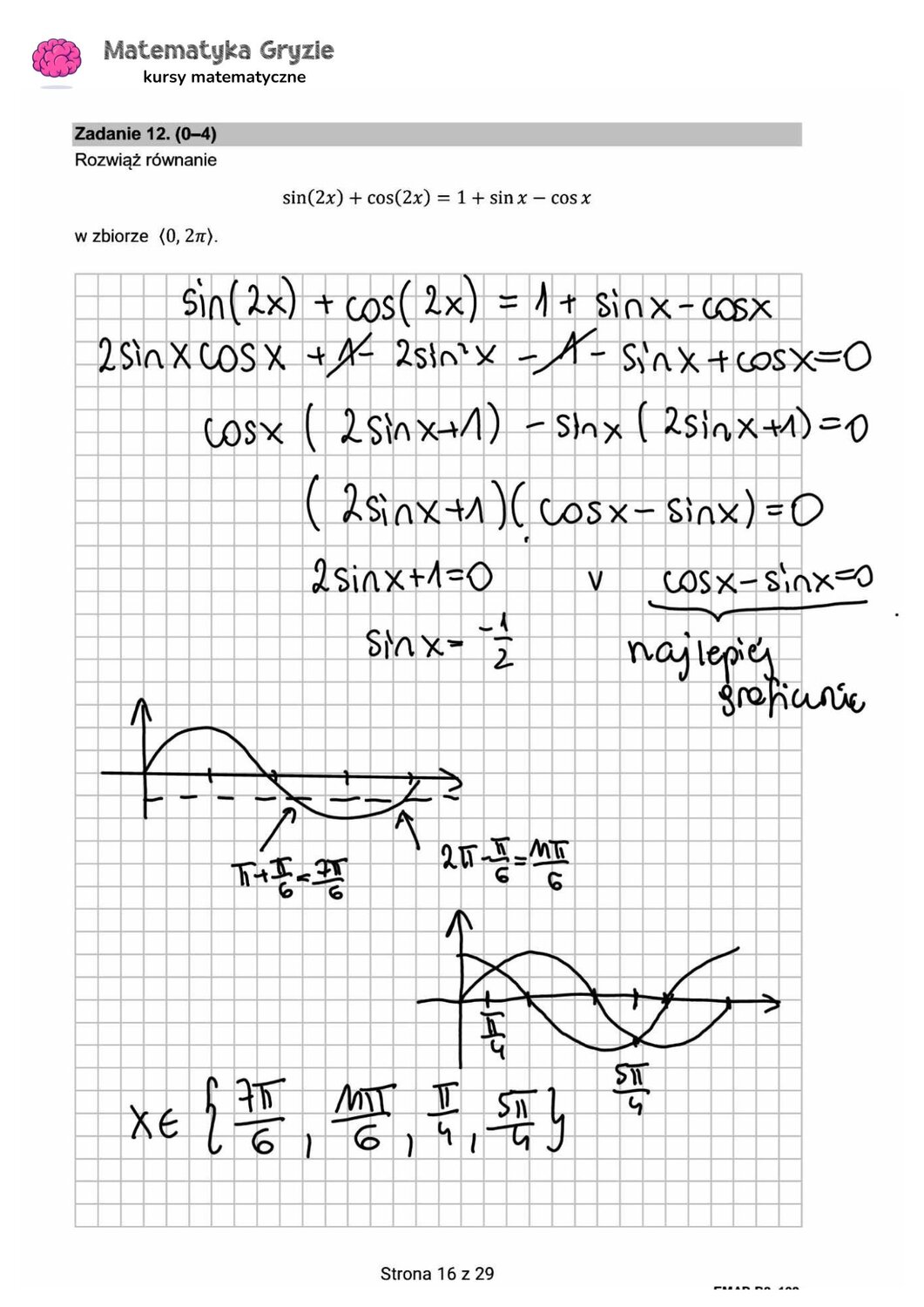 zadanie 12 matura CKE matematyka formuła 2015