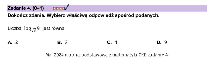 Logarytmy zadania maturalne