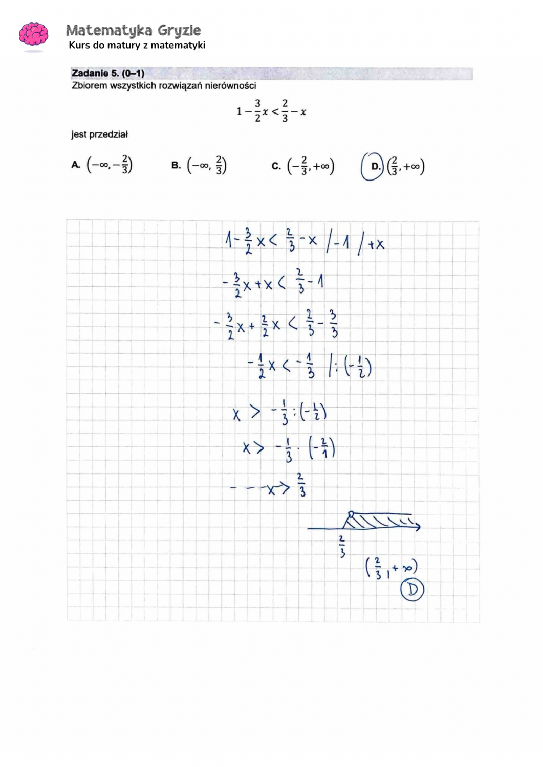 zadanie 5 matura z matematyki CKE formuła 2015