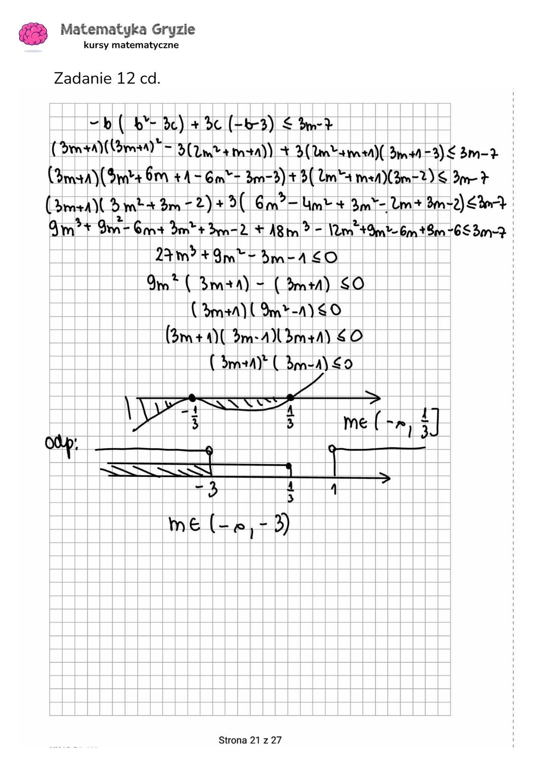 zadanie 12 matura rozszerzona CKE matematyka