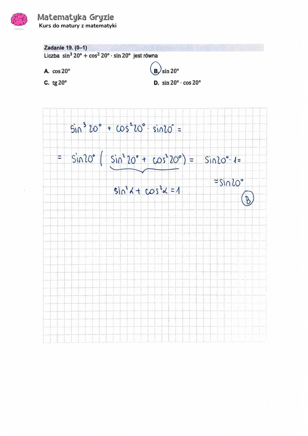 zadanie 19 matura z matematyki CKE formuła 2015