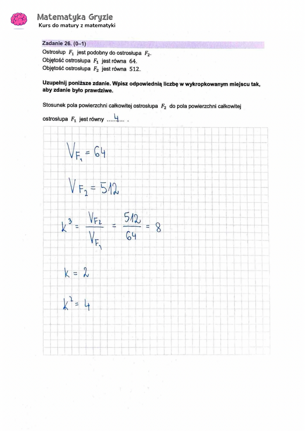 Zadanie 26  matura CKE matematyka