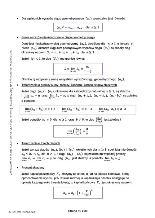 Tablice do nowej matury z dopisanymi wzorami cz.3, tablice maturalne