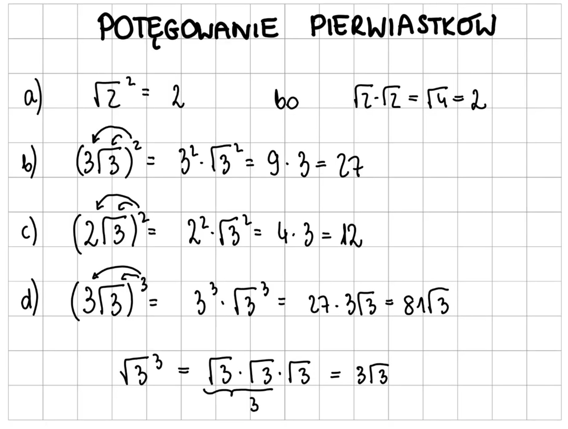 Pierwiastki zadania