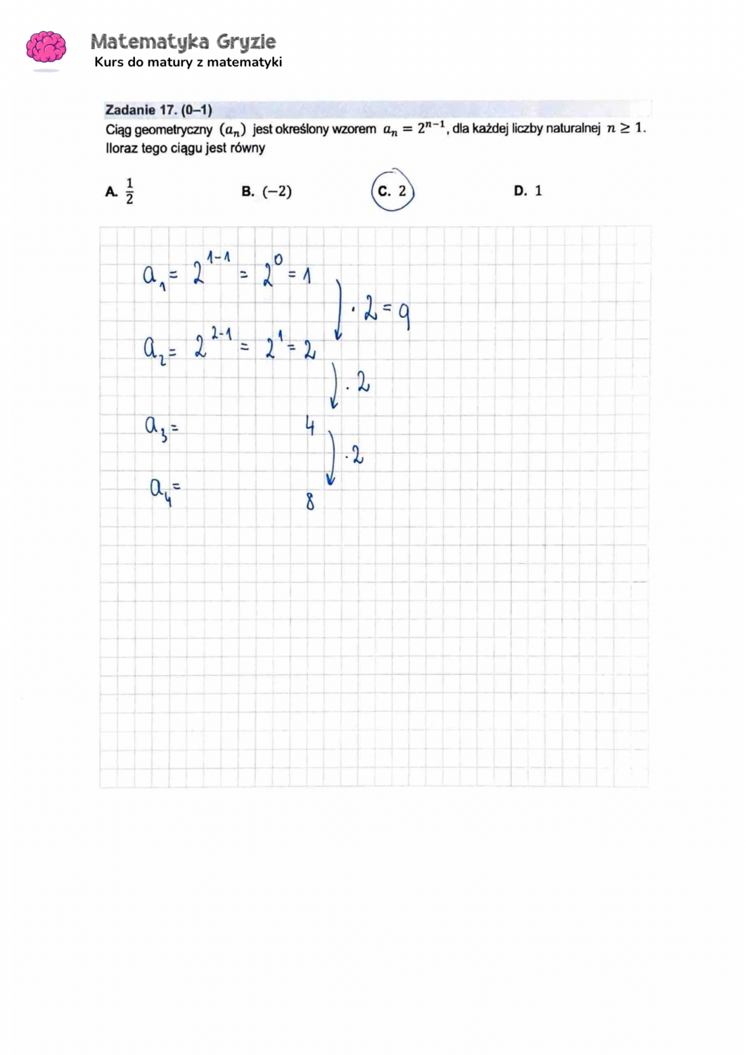 zadanie 17 matura z matematyki CKE formuła 2015