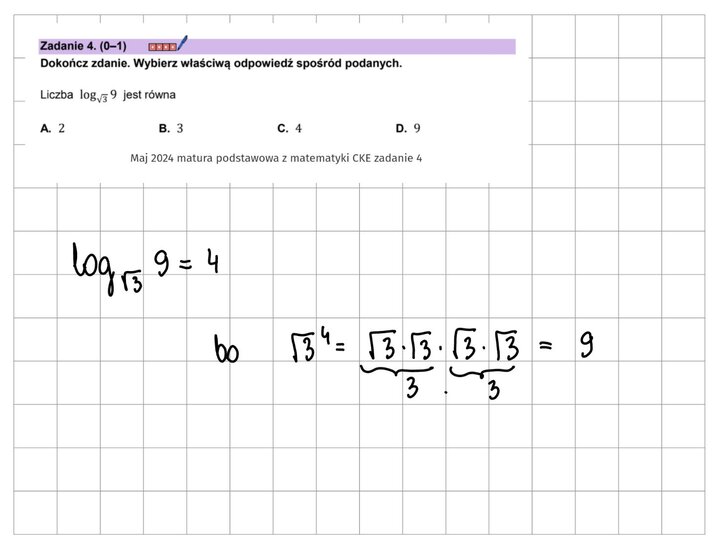 Logarytmy zadania maturalne
