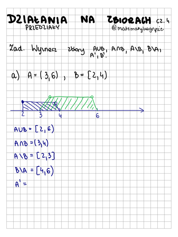 Działania na zbiorach cz. 4