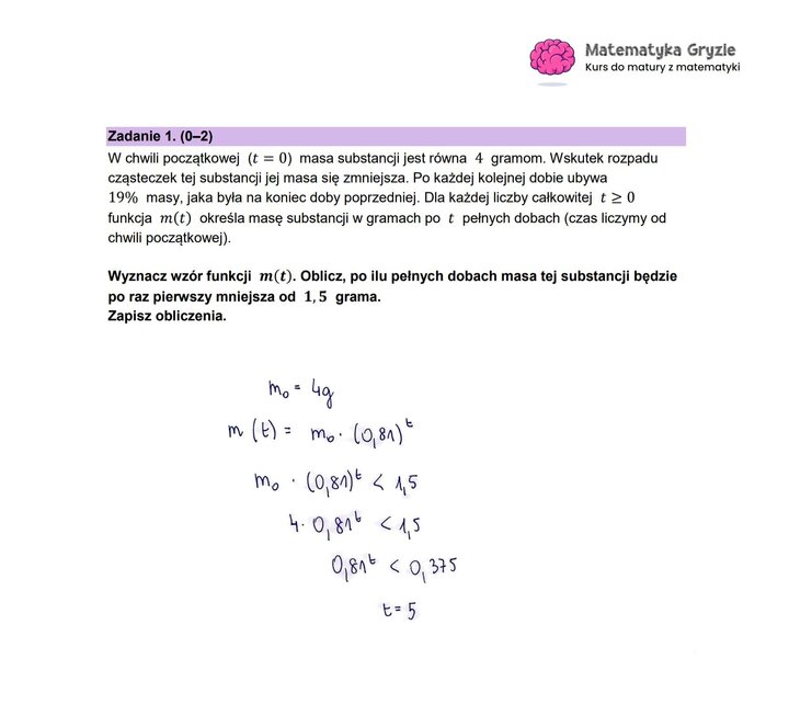 nowa matura 2023 zadanie 1