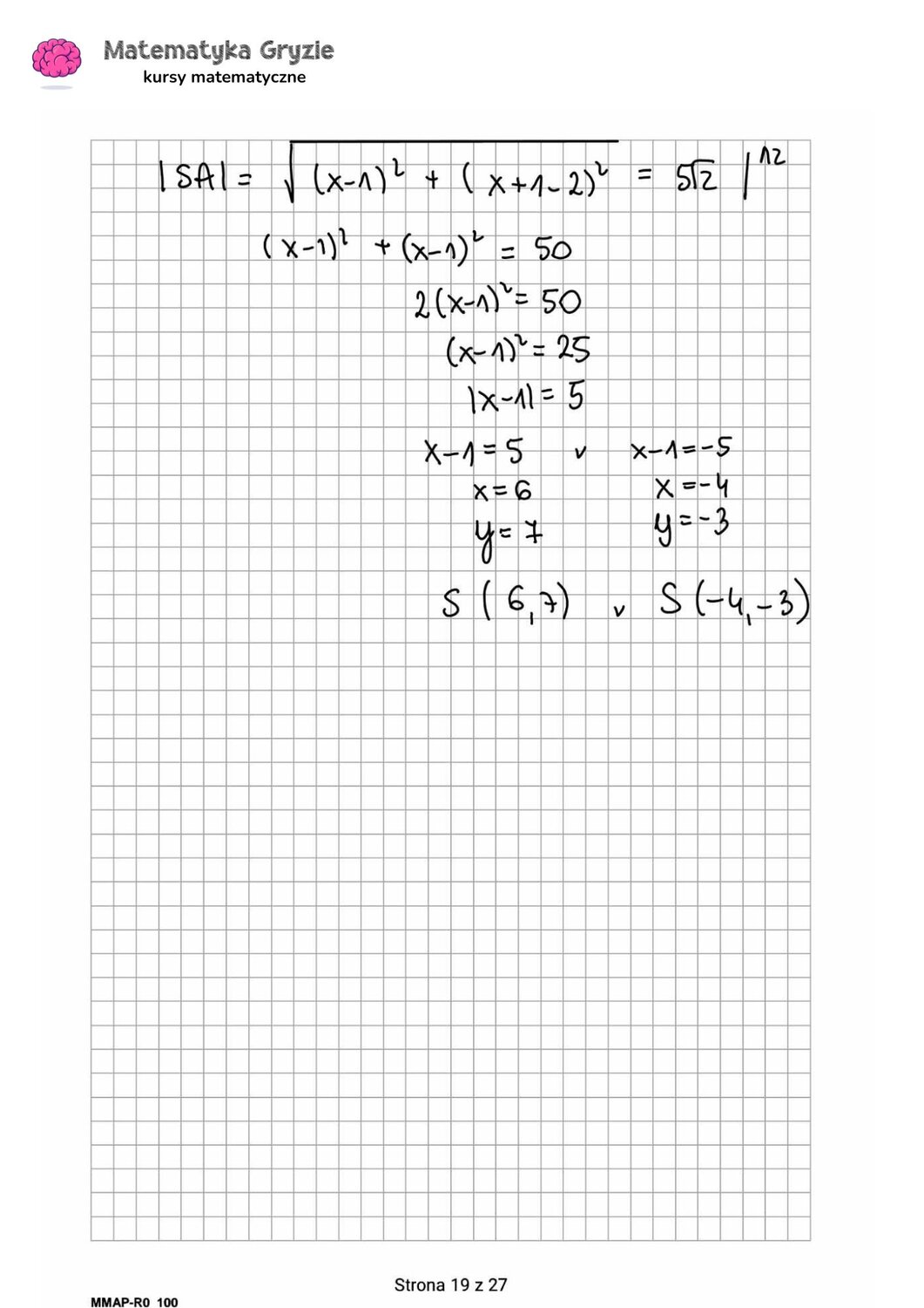 zadanie 11 matura rozszerzona CKE matematyka