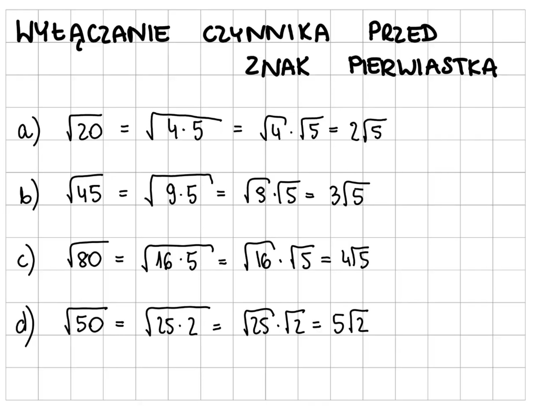 Pierwiastki zadania