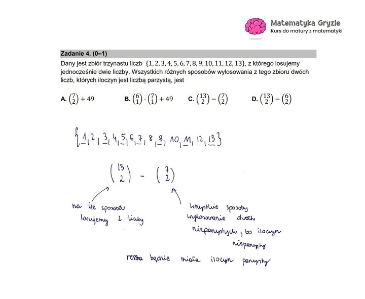 Stara matura zadanie 4