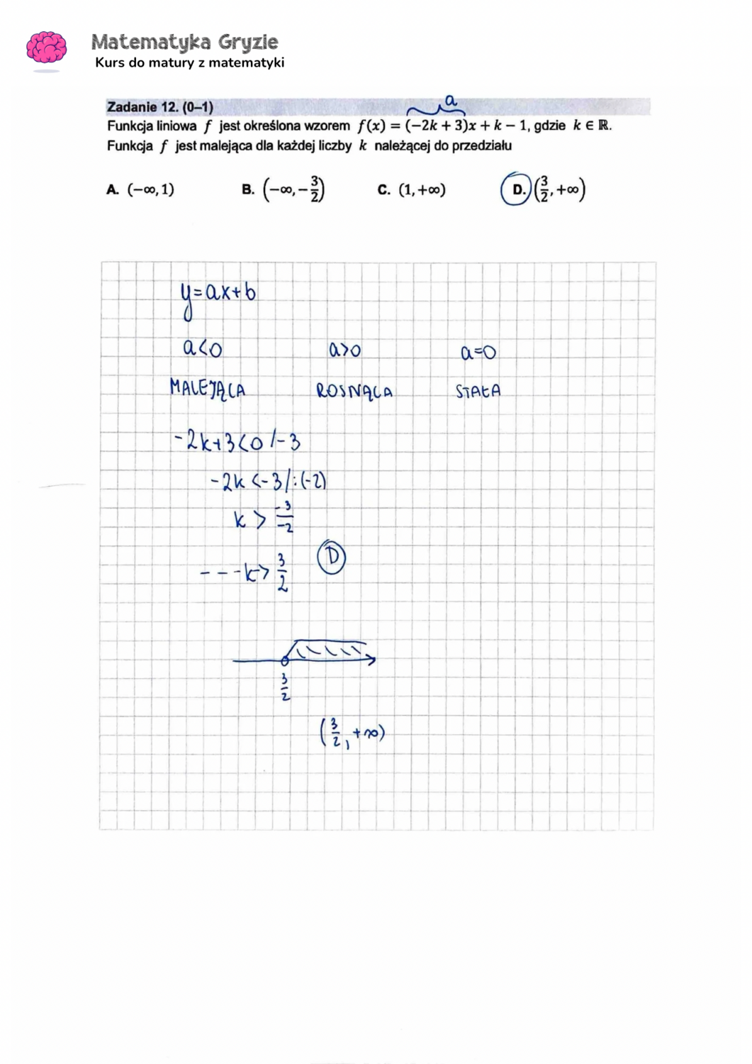 zadanie 12 matura z matematyki CKE formuła 2015